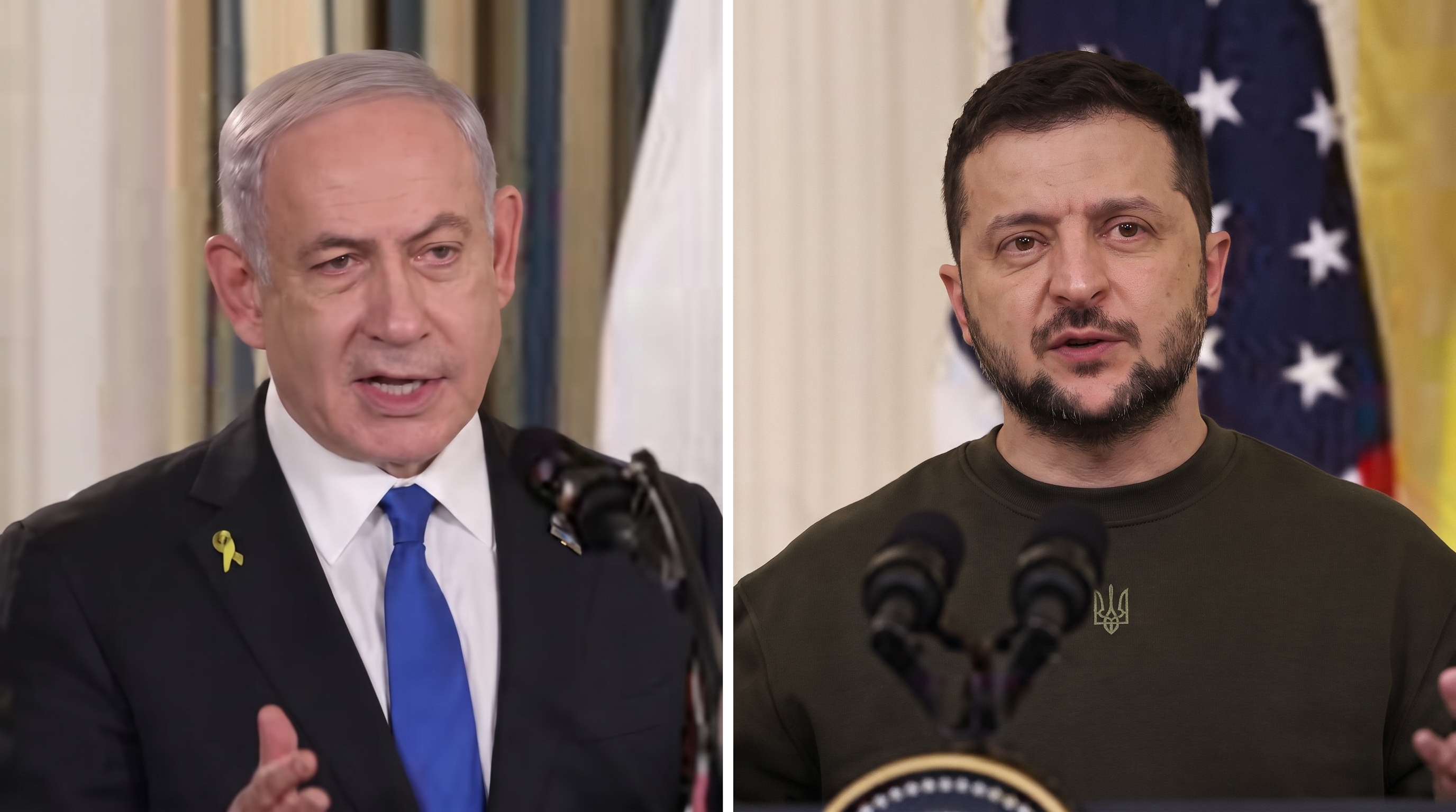 Zelensky Netanyahu Washington White House visit