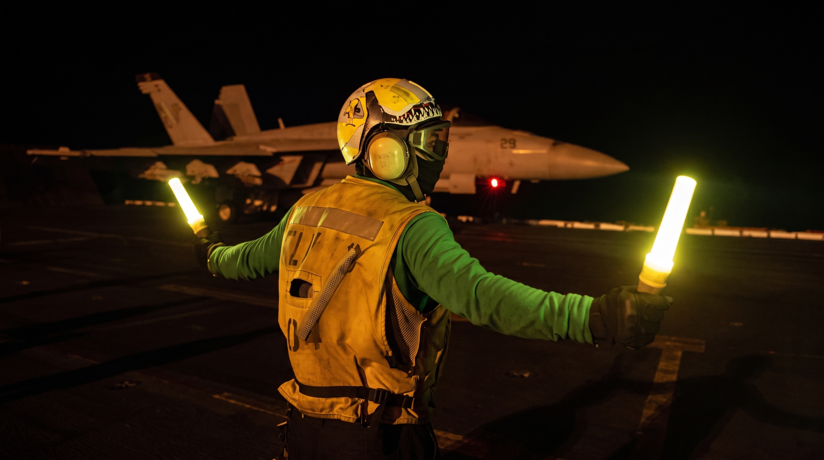 US military jets launching strikes against Iran