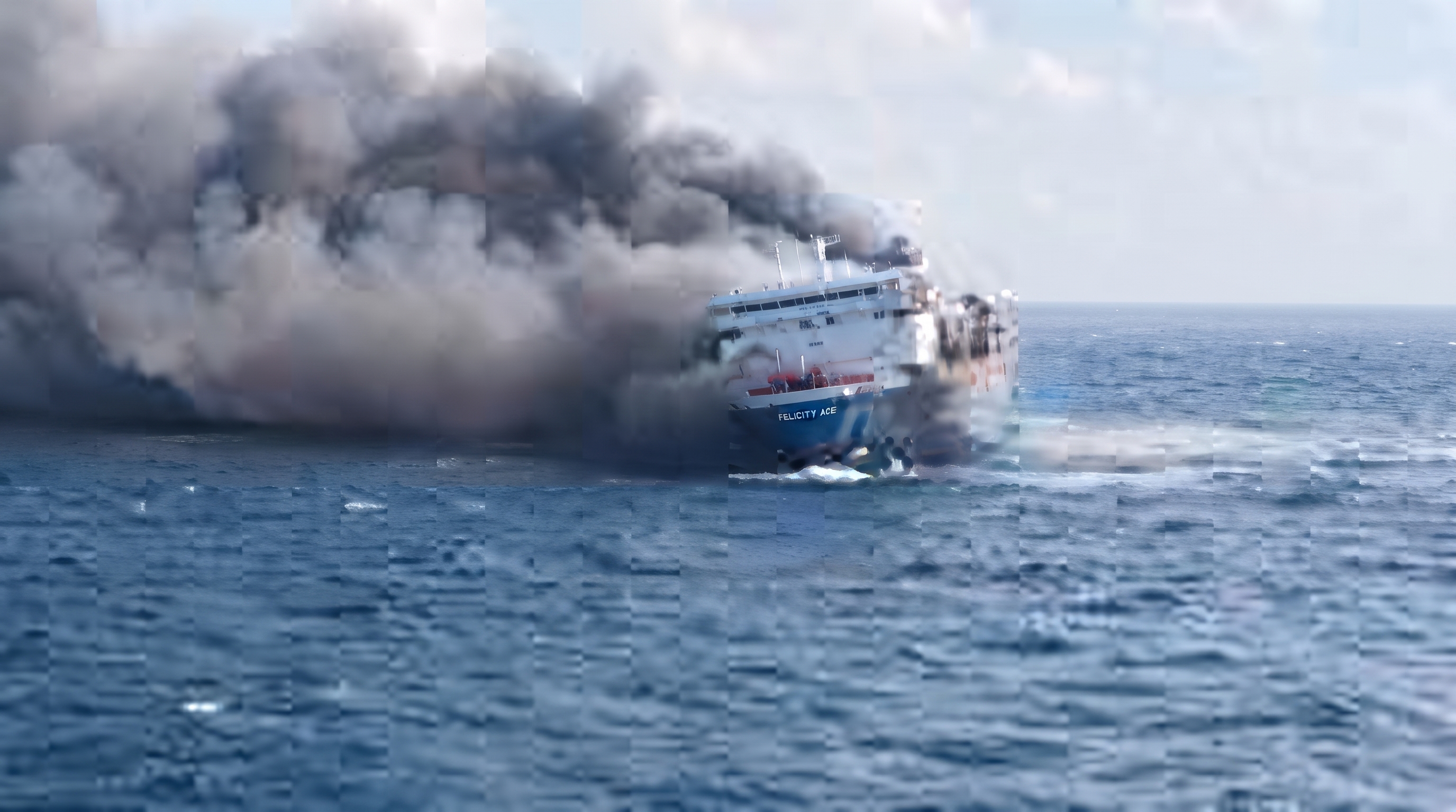 KMP Mutiara Sentosa 2 ferry fire off Madura island Indonesia