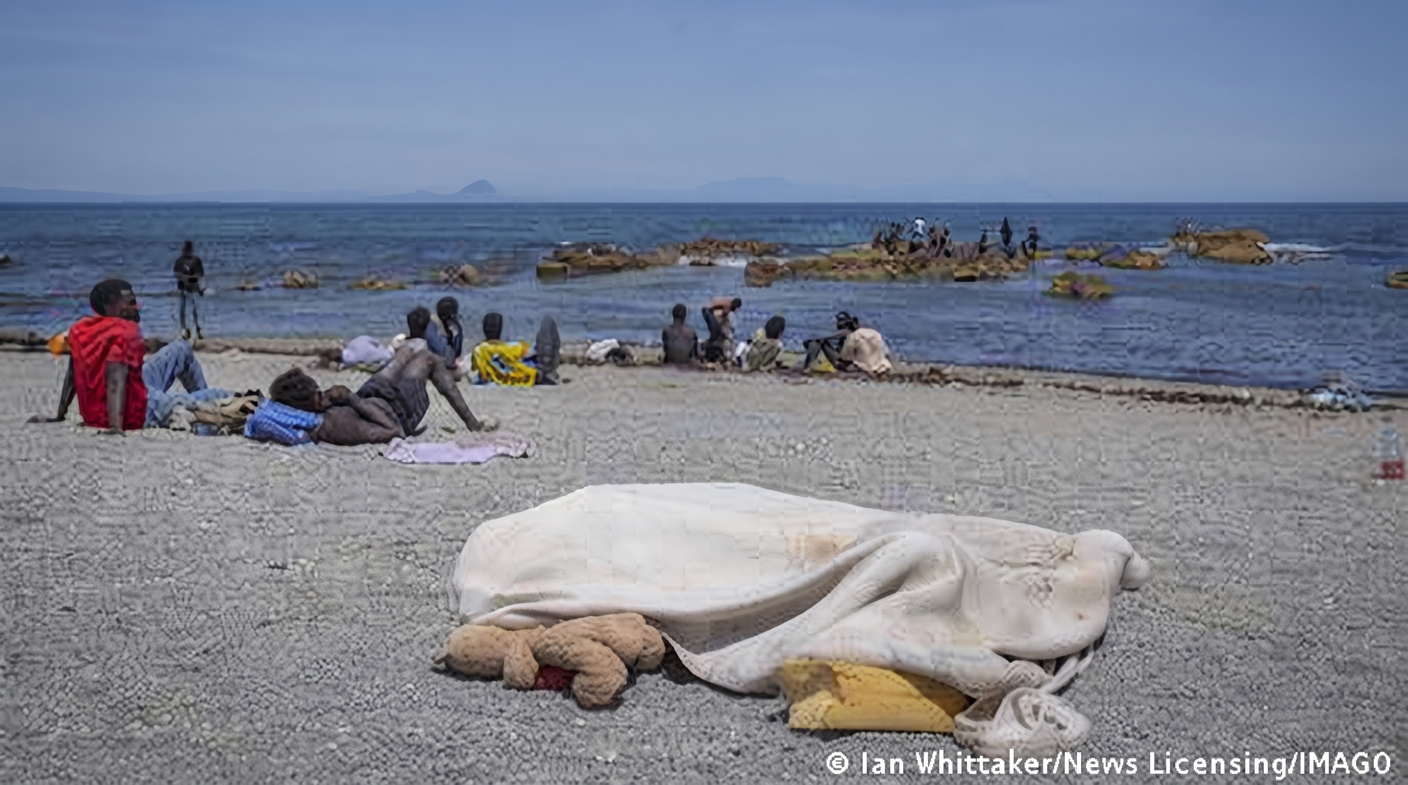 Migrants in Ceuta receiving aid as EU debates its new asylum pact