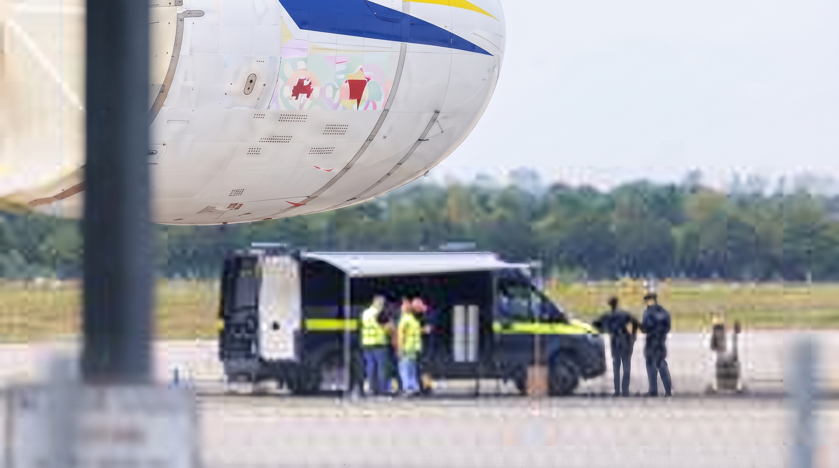 Robot deployed at Leipzig airport to remove explosive drone detonator