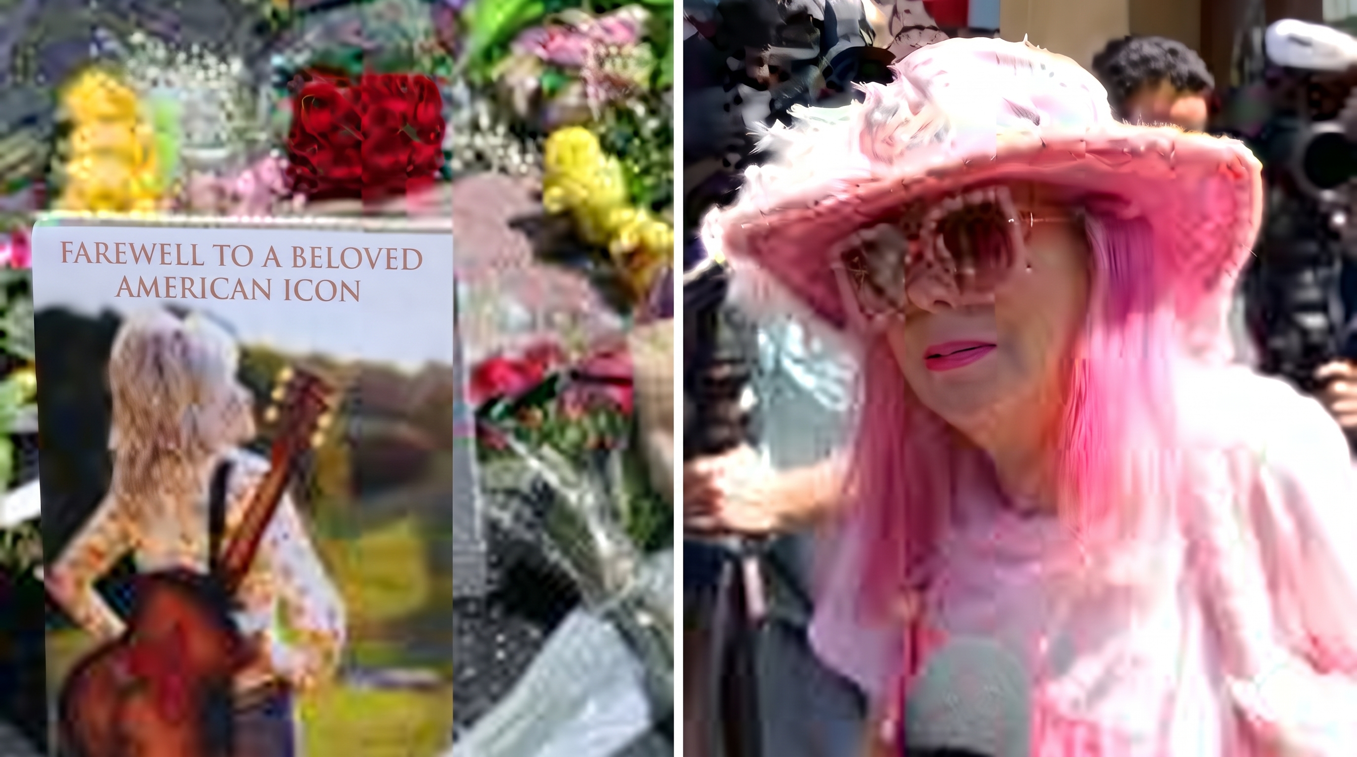 Fans gather at Dolly Parton Hollywood Walk of Fame star