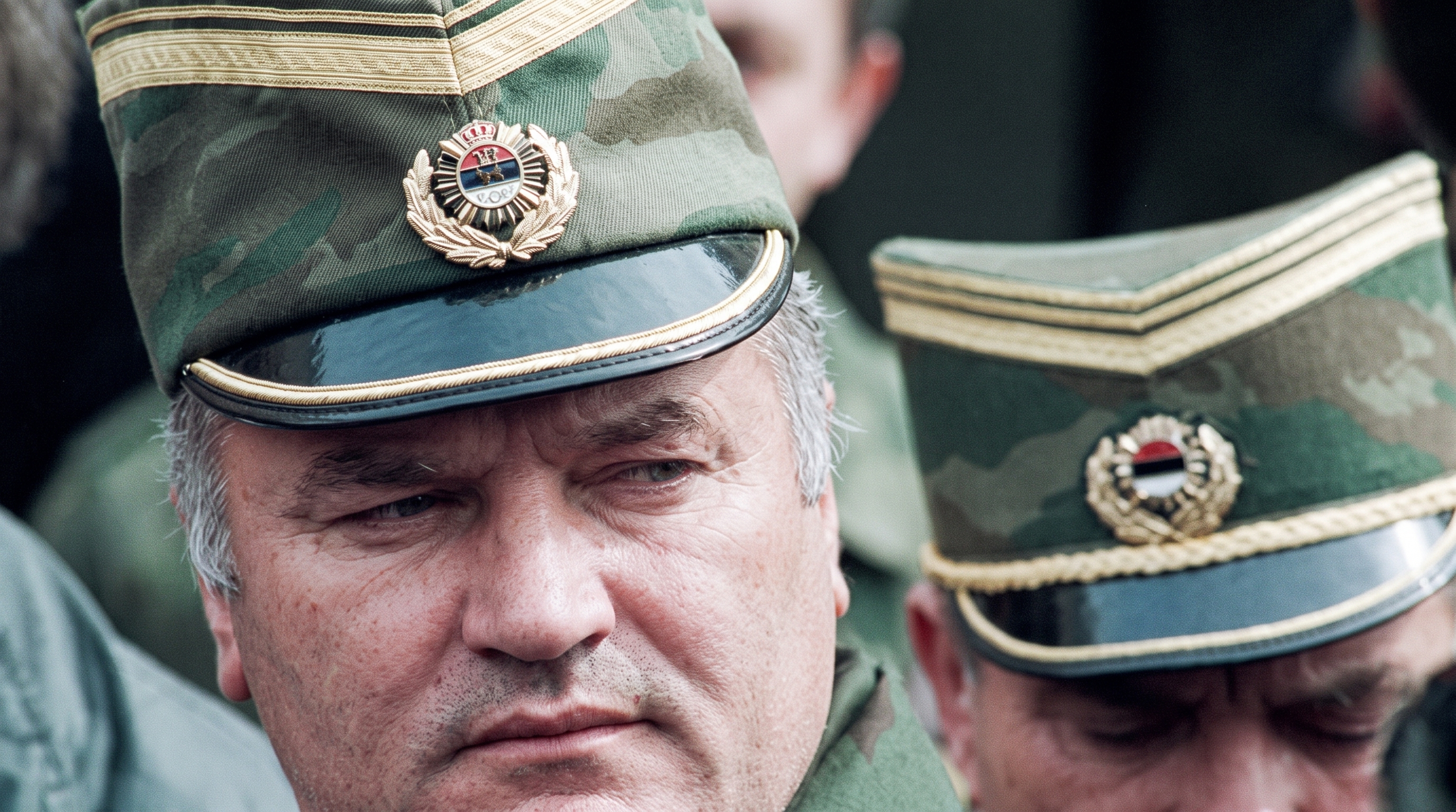 Allan Little with Mladic early in the war