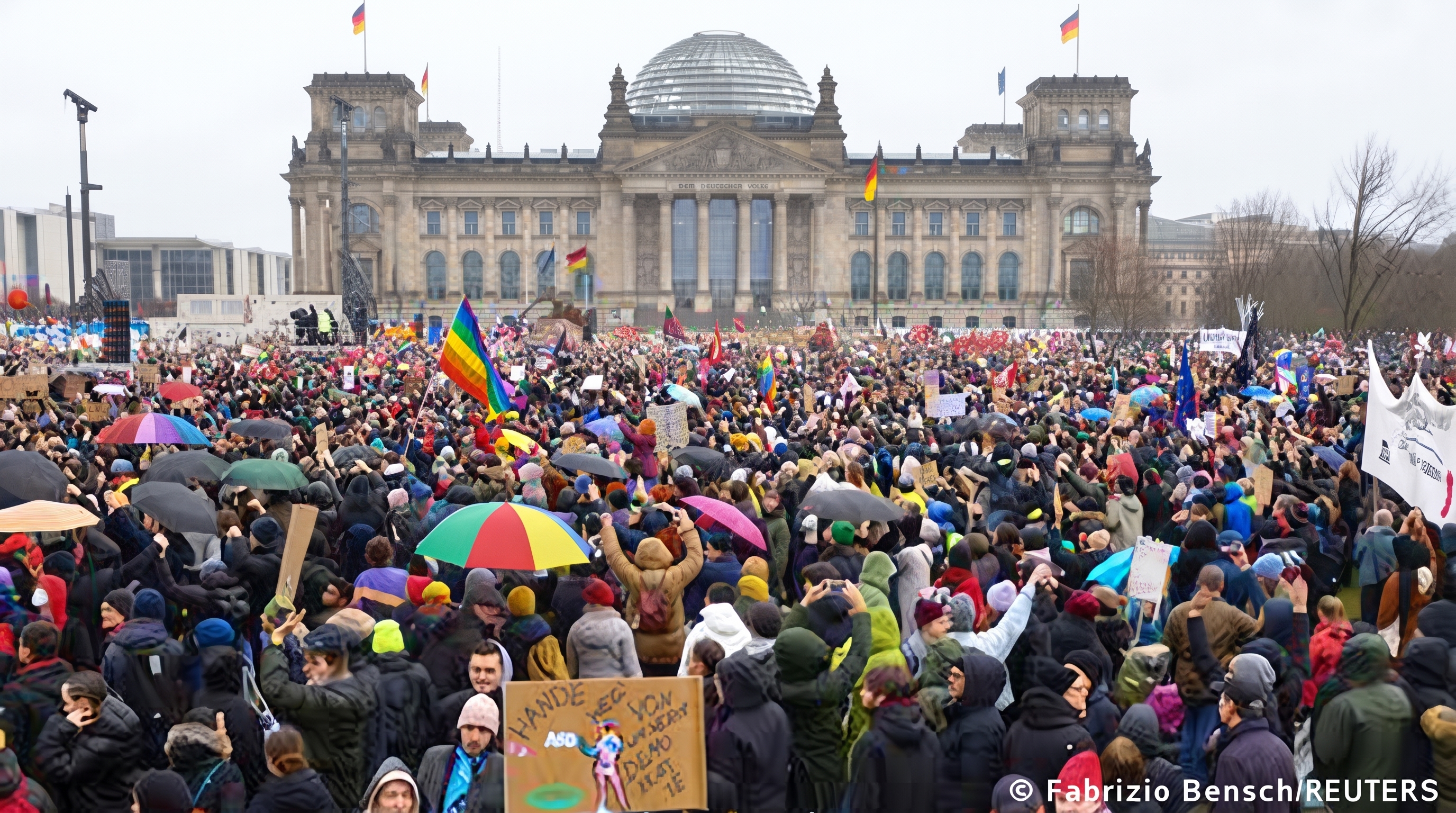Anti-right-wing demonstrations in Germany 2024 civil society protest for democracy