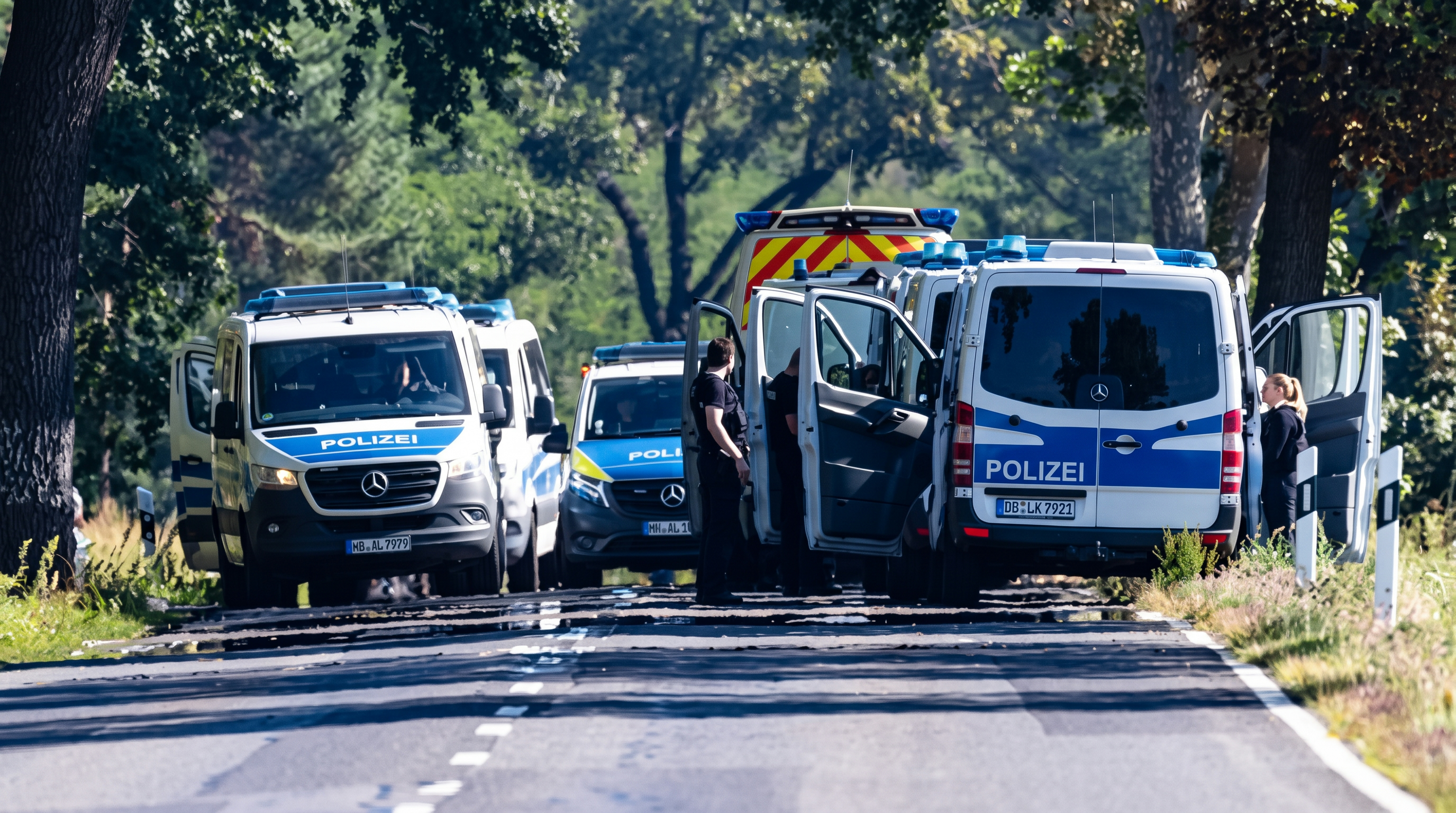 Police investigation at power substation Germany sabotage