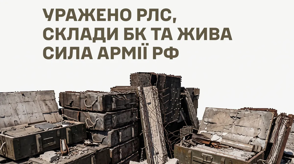 Ukrainian Defense Forces strike on Russian positions
