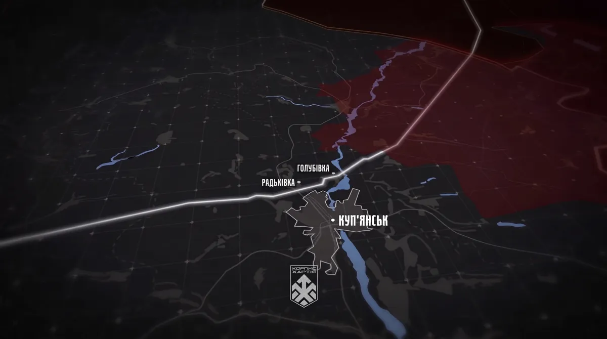 Khartiia corps troops during the underground Operation Veles near Kupiansk