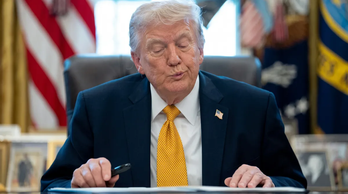 Donald Trump at the White House