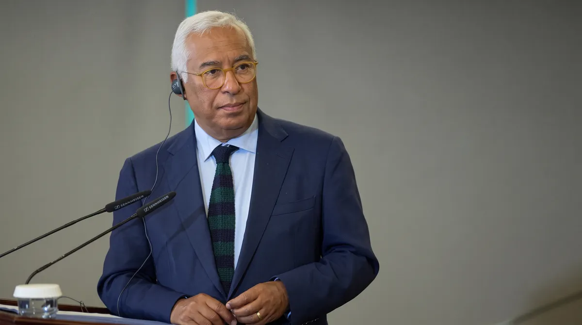 European Council President Antonio Costa speaking about talks with the Kremlin
