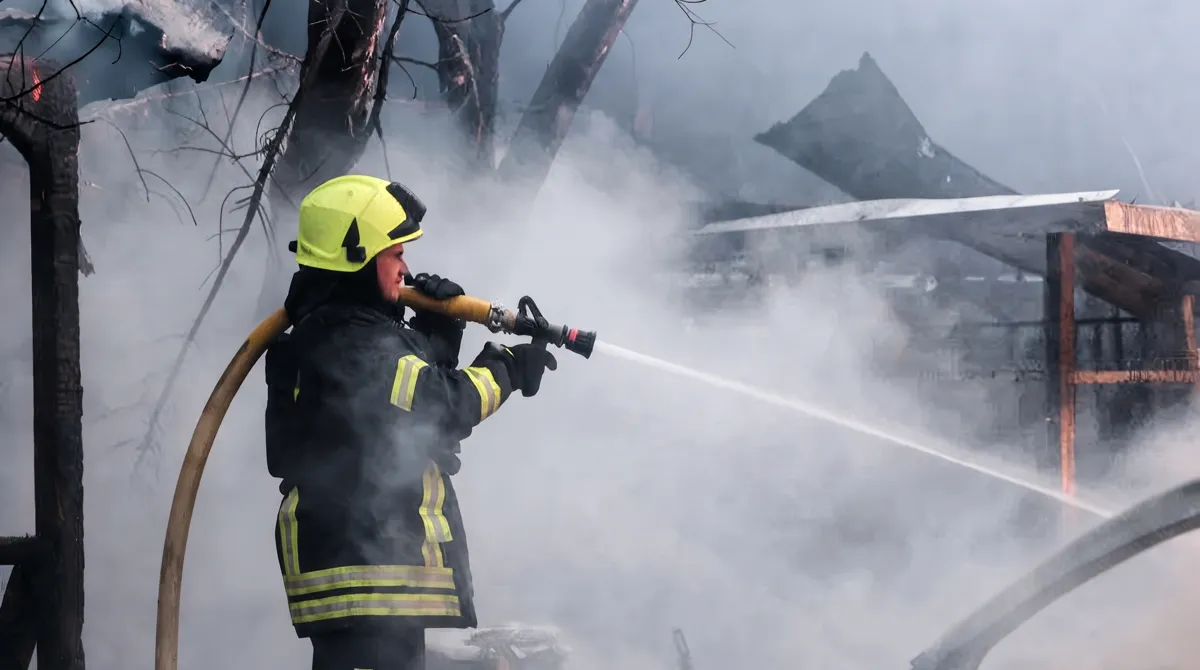 Zaporizhzhia commercial facility strike aftermath