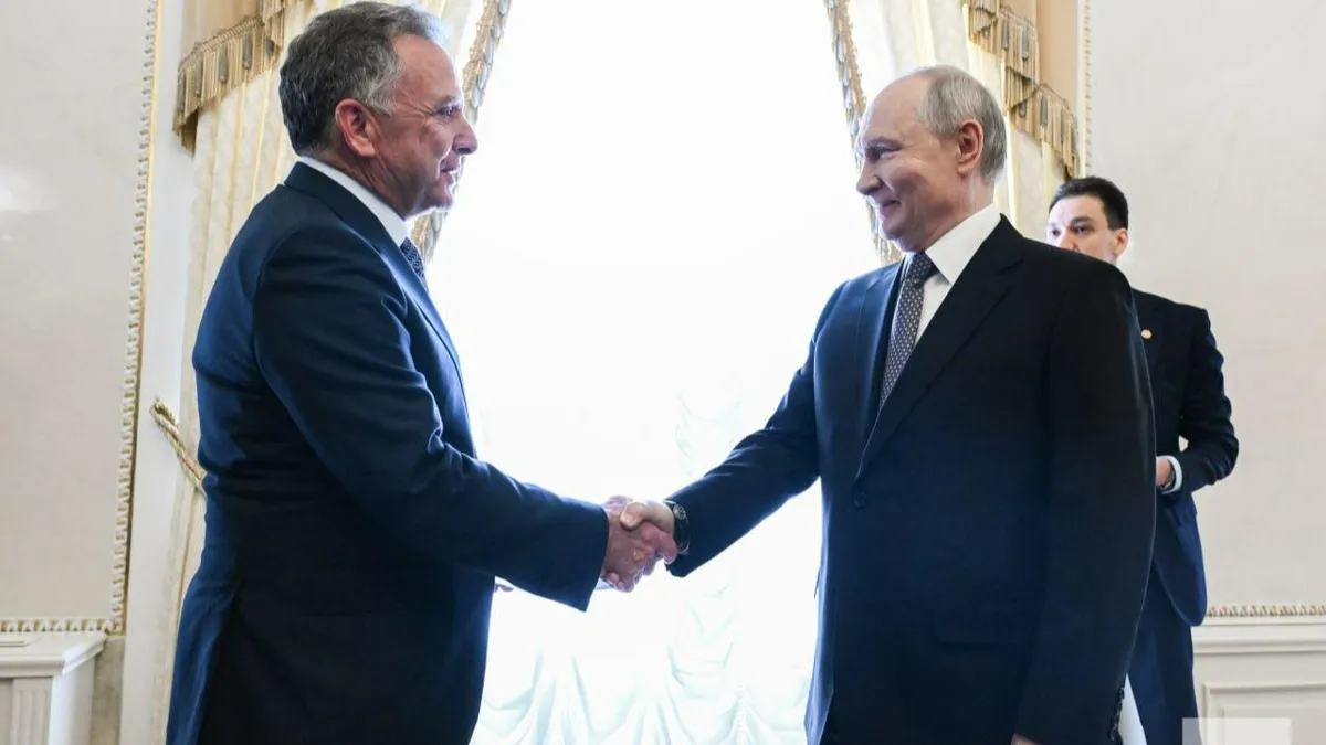 Steve Witkoff, US special envoy, in talks on the war in Ukraine
