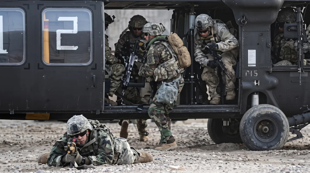 South Korea US soldiers joint military exercises Ulchi Freedom Shield