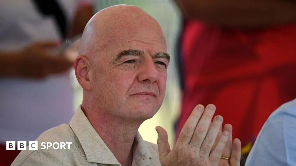 FIFA president Gianni Infantino at a recent match