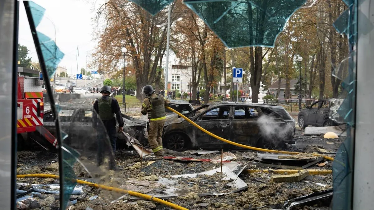 Kyiv drone attack damage September 25 2026