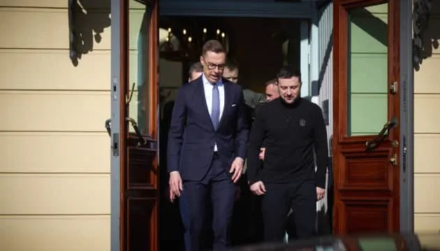 Zelenskyy and Finnish President Stubb Confer Following Errant Ukrainian Drone Incident