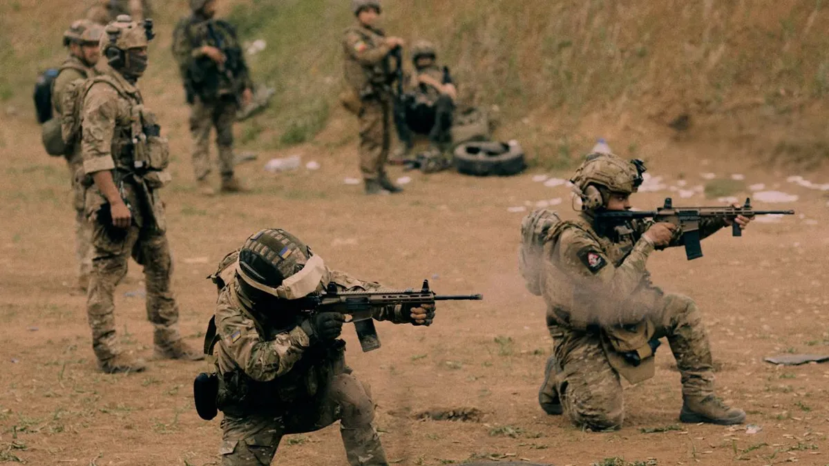 National Guard of Ukraine training