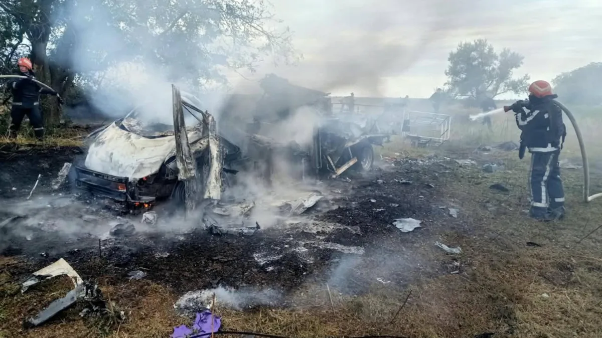 Odessa region drone attack on DTEK vehicle September 2026