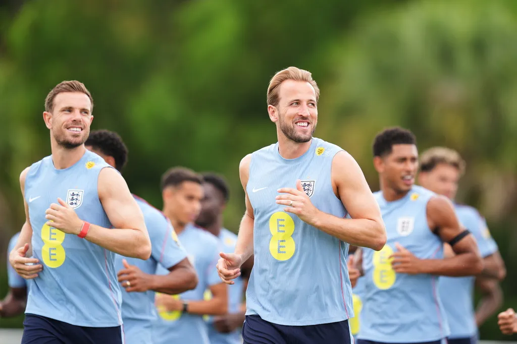 England national football team players training at Palm Beach Gardens Florida ahead of World Cup 2026