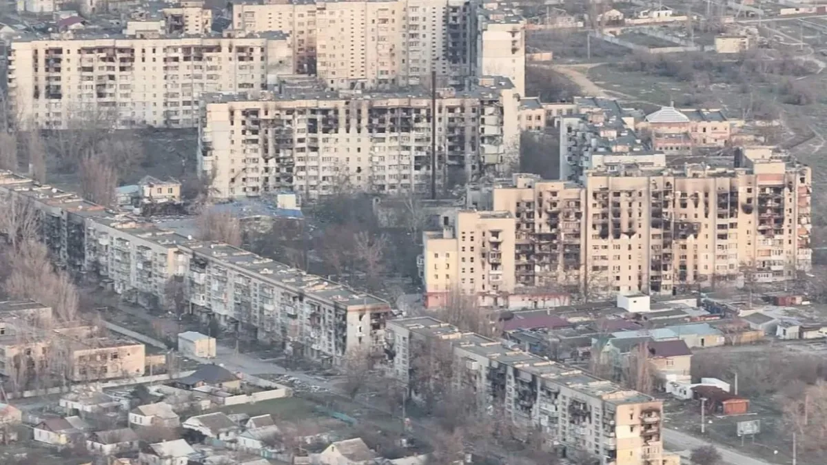 Dmytro Lubinets announcing Oleshky ceasefire