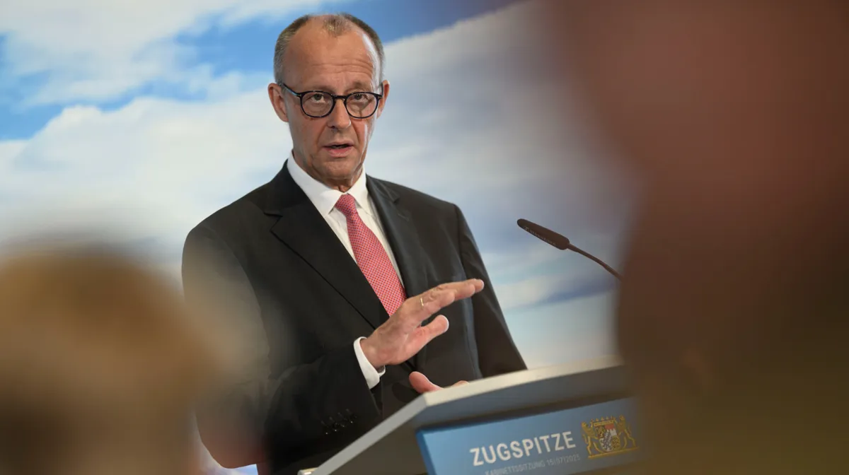 German Chancellor Friedrich Merz statement Europe decisive period