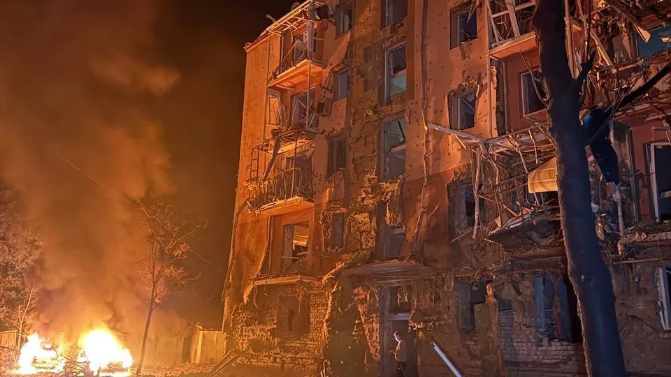 Zaporizhzhia after strike