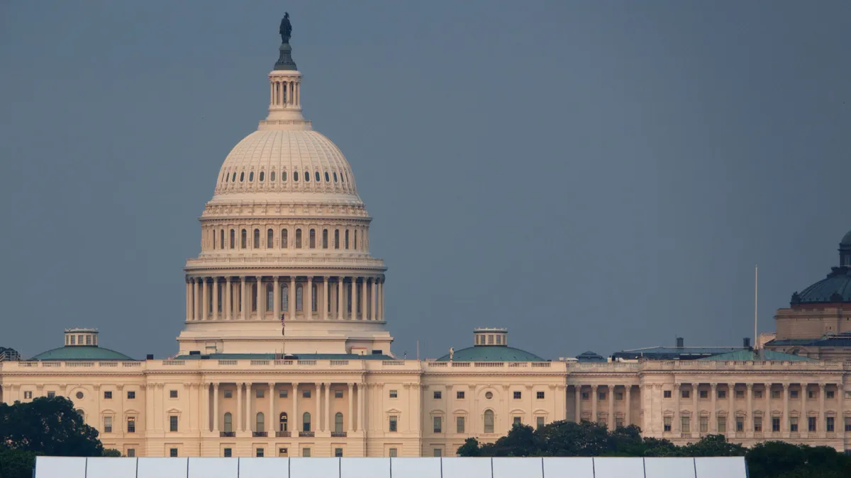 US Congress building sanctions letter