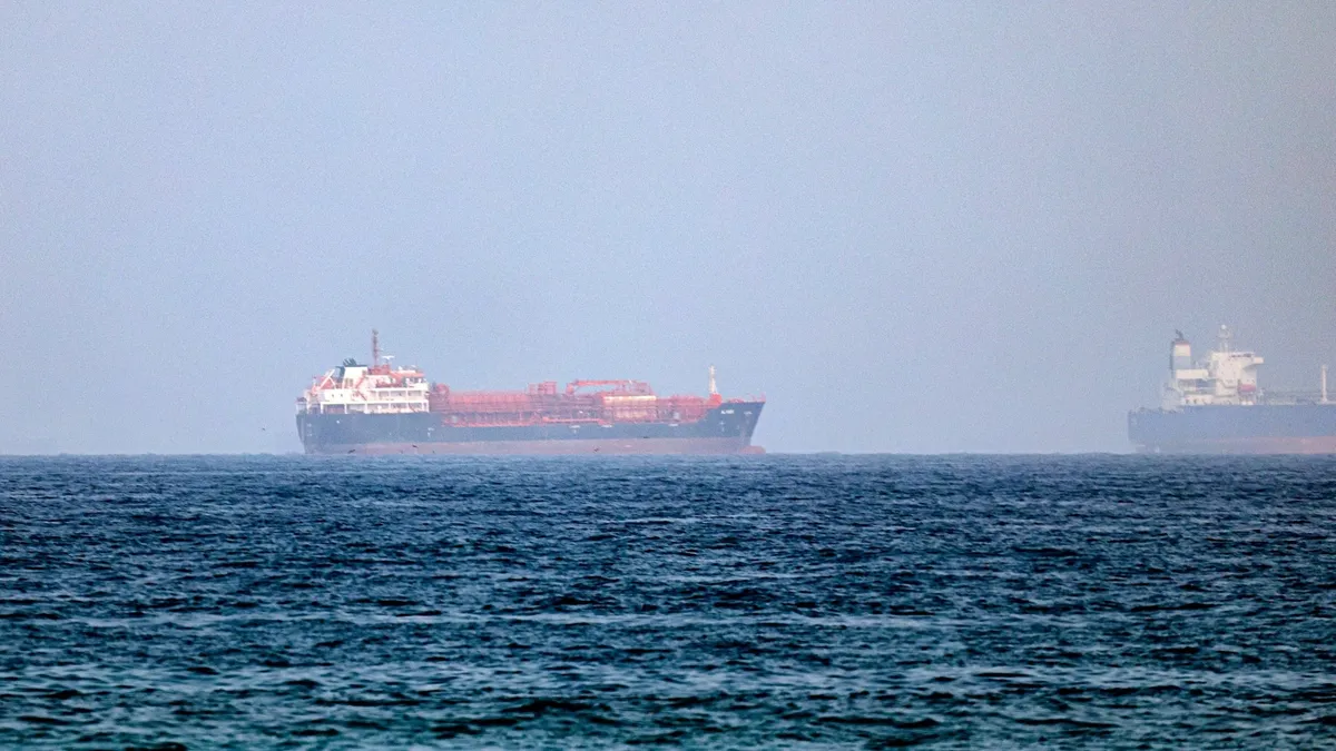 Cargo vessels near Strait of Hormuz as oil prices surge past $100 per barrel