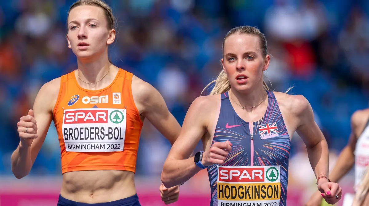Keely Hodgkinson at the European Athletics Championships 2026