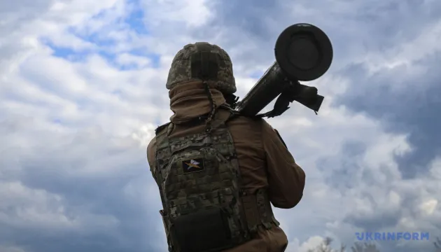 Ukrainian air defence system in action against incoming Russian missiles and drones