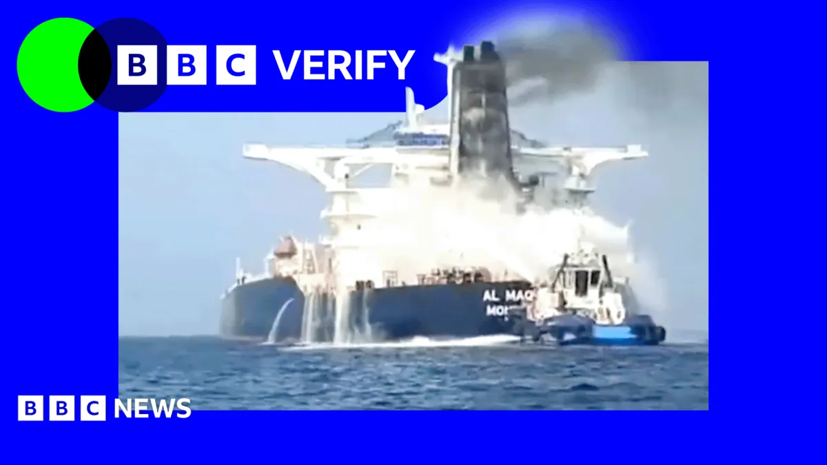 Ship near Strait of Hormuz