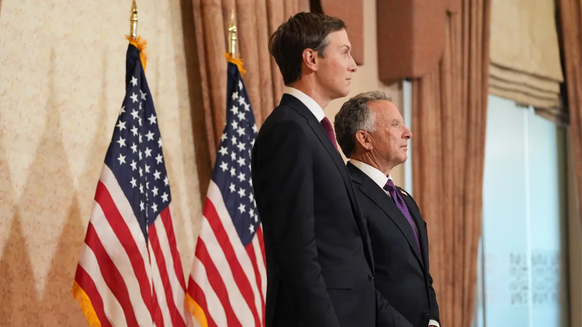 Witkoff and Kushner at Miami meeting on Ukraine peace talks