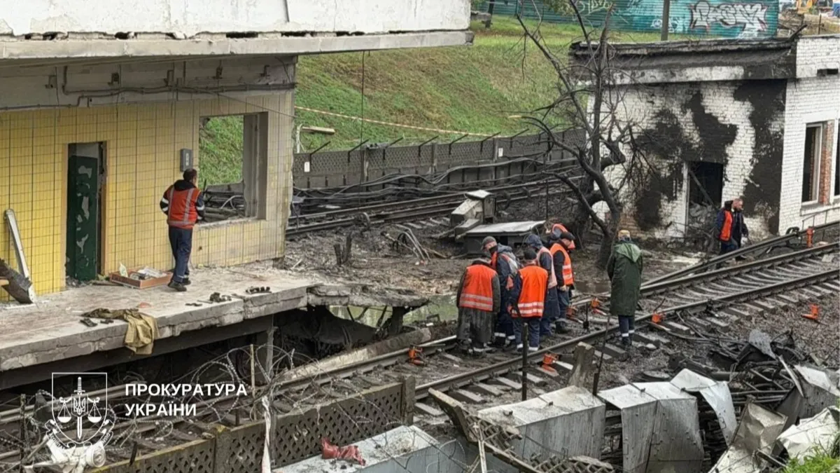 Kyiv metro station damaged in Russian attack