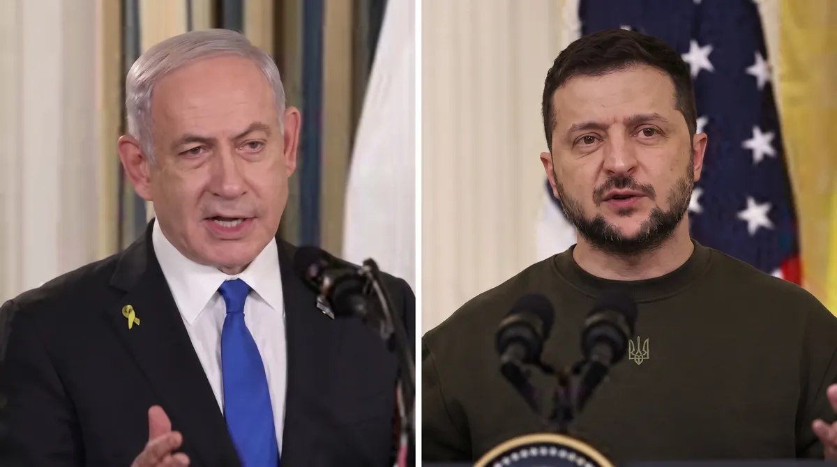 Zelensky Netanyahu Washington White House visit