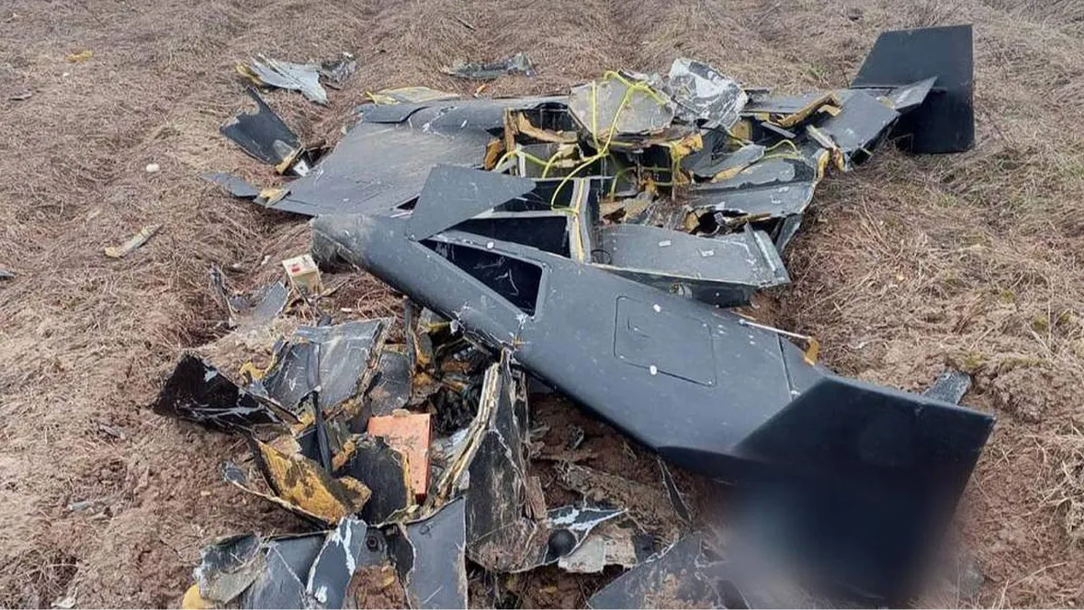 Ukrainian air defense after overnight Russian drone and missile attack