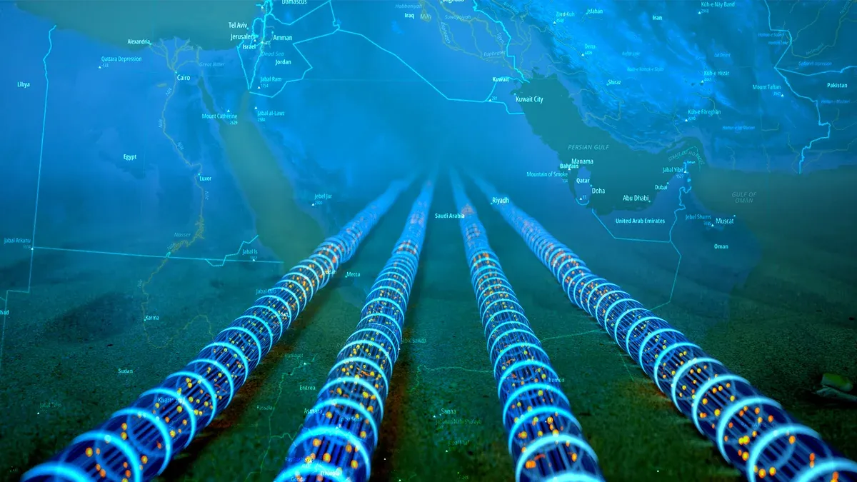 Iran undersea internet cables Persian Gulf plan