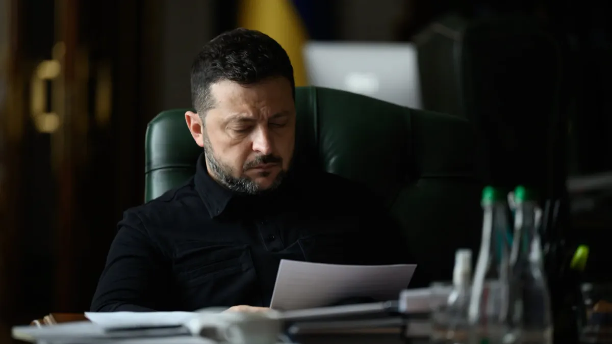 Ukraine drone intercept Zelensky briefing