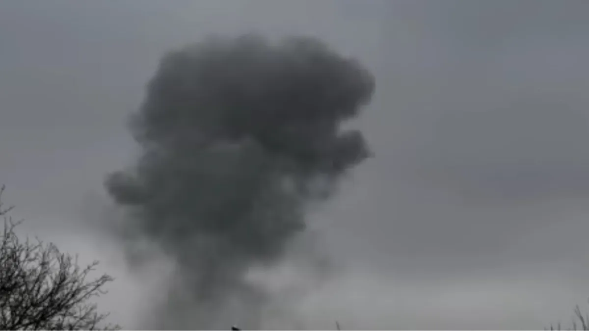 Aftermath of Russian ballistic missile attack on Kyiv overnight
