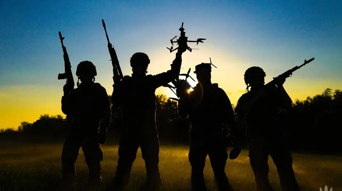 Ukrainian forces combat operations against Russian troops