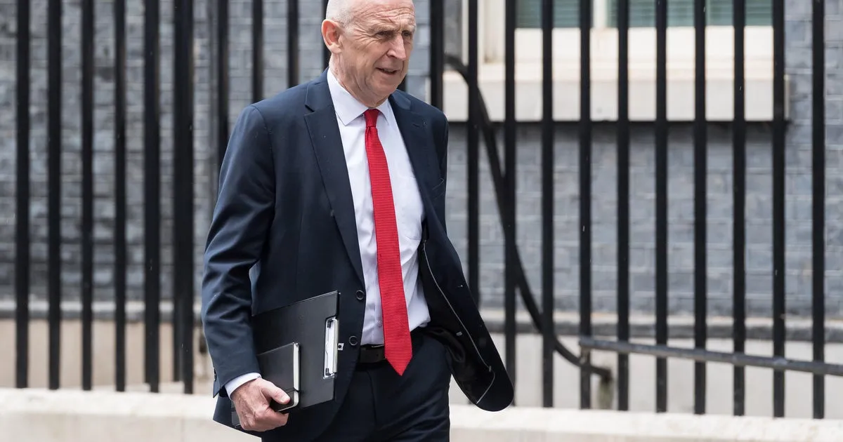 John Healey UK Defence Secretary resignation