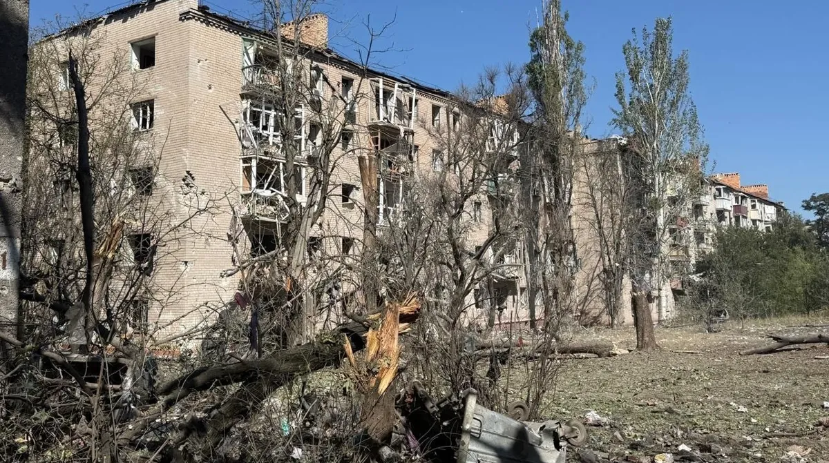Russian attack on Kramatorsk Donetsk region