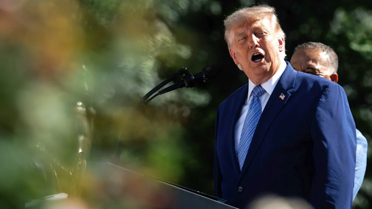 President Donald Trump at the White House, July 23, 2026