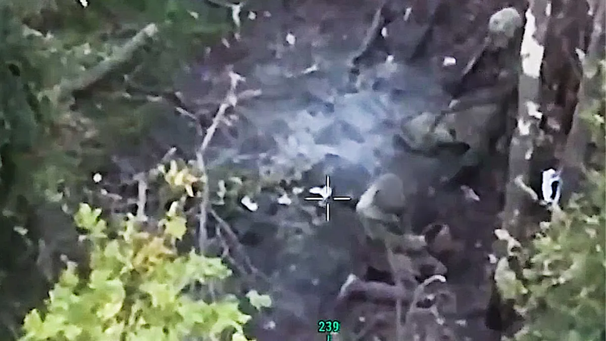 Ukrainian soldiers in Zaporizhia region