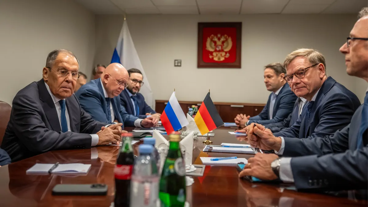 German FM Wadephul meets Lavrov at UN General Assembly