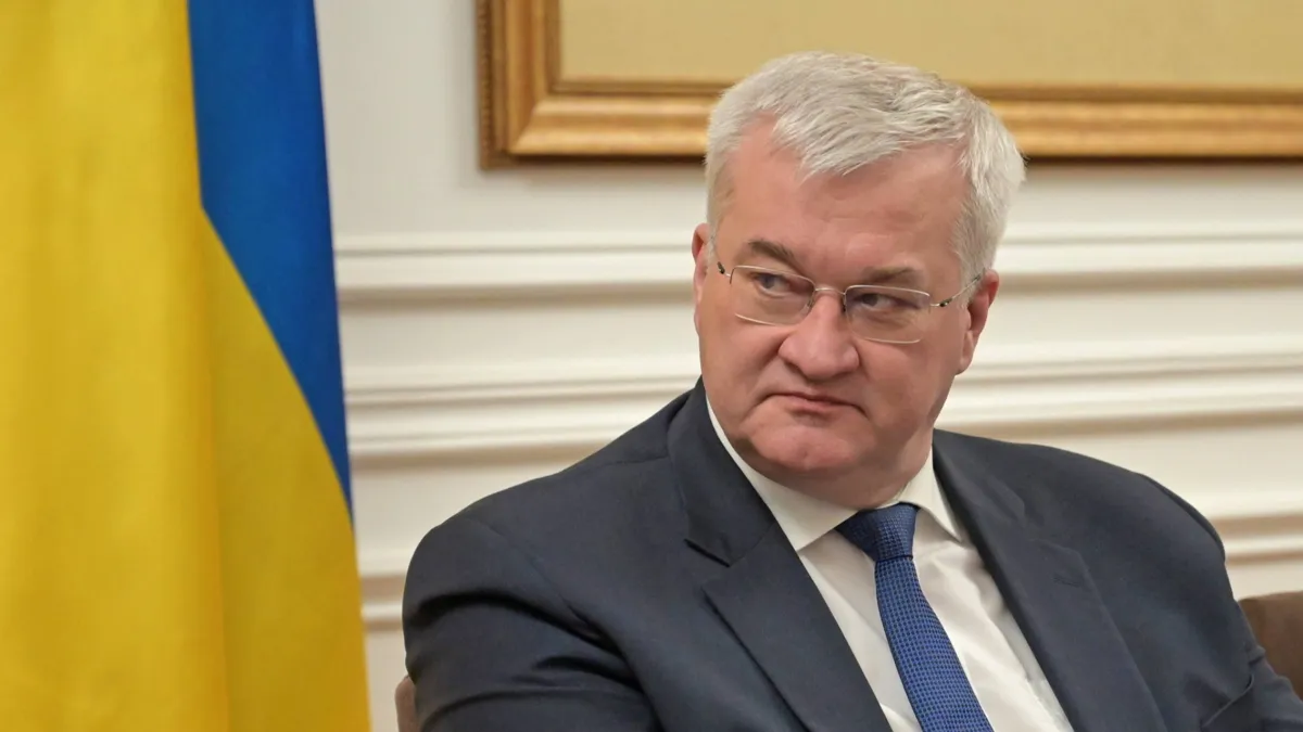 Ukraine Foreign Minister Andrii Sybiha